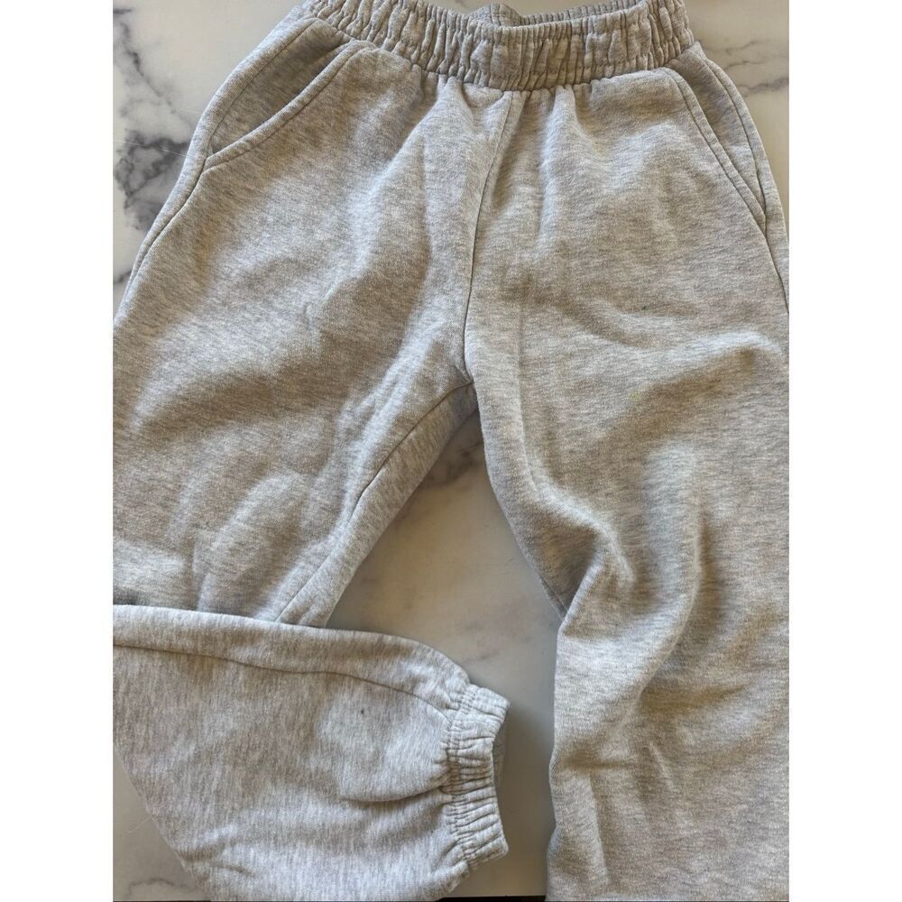Boys kids size 8 grey sweatpants casual lounge sporty couch potato bottoms